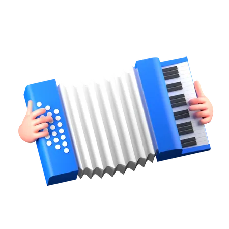 Acordion  3D Icon