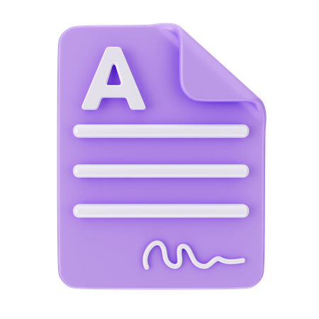 Acordo  3D Icon