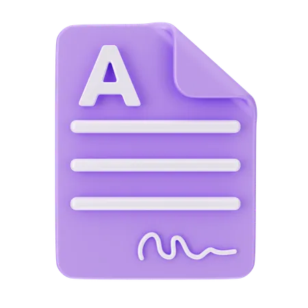 Acordo  3D Icon