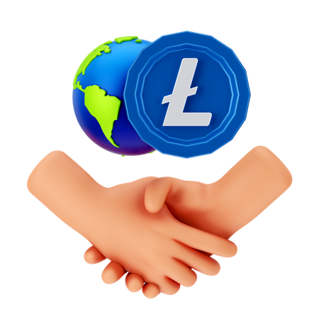 Acordo criptográfico  3D Icon