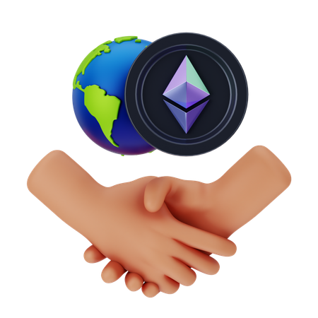 Acordo etéreo  3D Icon