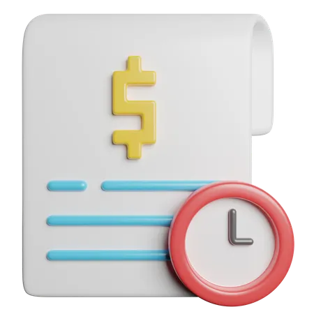 Acordo financeiro  3D Icon