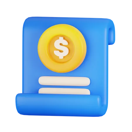 Acordo financeiro  3D Icon