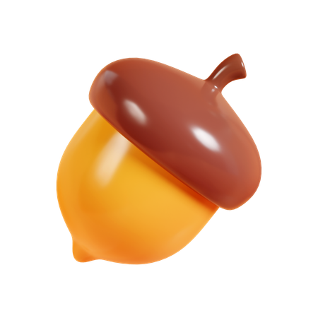 도토리  3D Icon