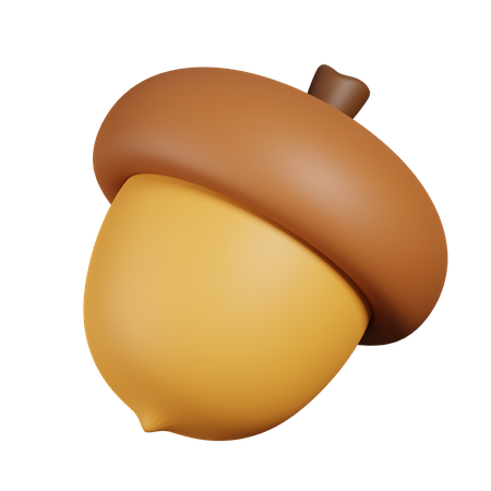 Acorn  3D Icon