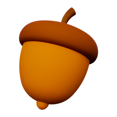 Acorn  3D Icon