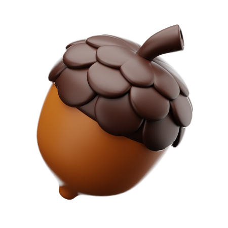 Acorn  3D Icon