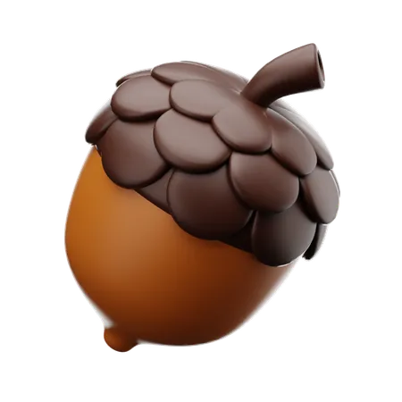 Acorn  3D Icon