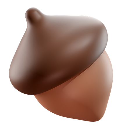 Acorn  3D Icon