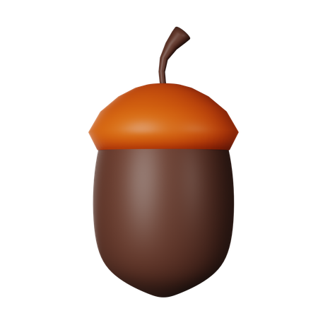 Acorn  3D Icon