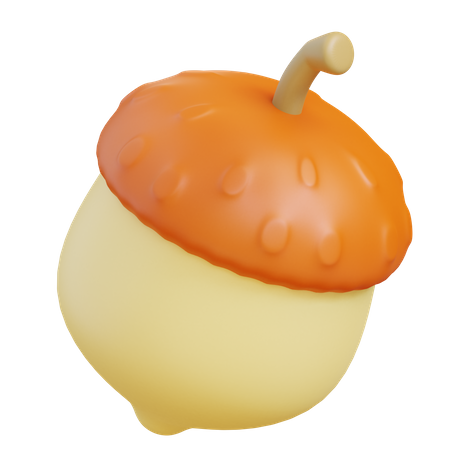 Acorn  3D Icon