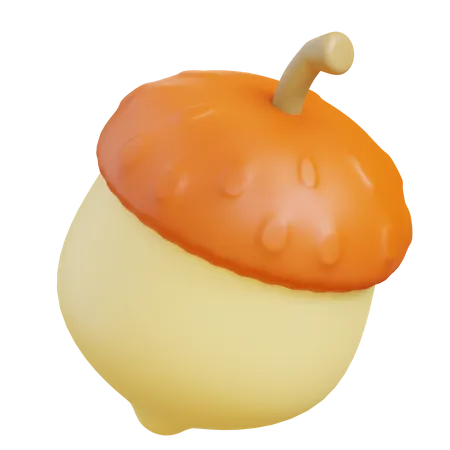 Acorn  3D Icon