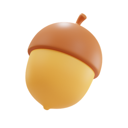 Acorn  3D Icon