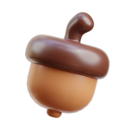 Acorn  3D Icon