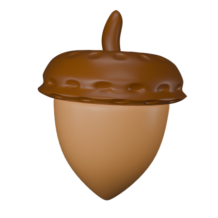 Acorn  3D Icon