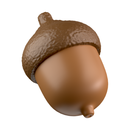 Acorn  3D Icon