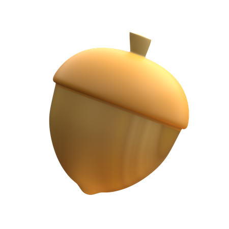 Acorns  3D Icon