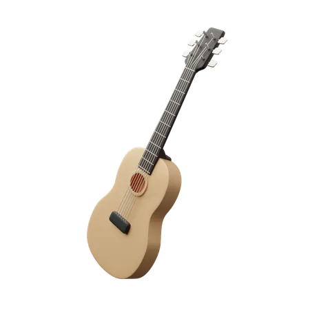 Acoustic guitar  3D Icon