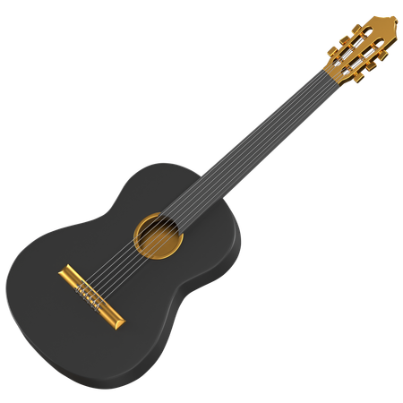 Acoustic Guitar  3D Icon