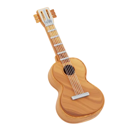 Acoustic Guitar  3D Icon