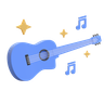 acoustic guitar 3d
