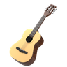 acoustic guitar emoji 3d