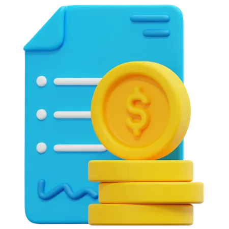 Actif financier  3D Icon