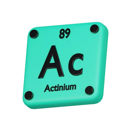 Actinium  3D Icon