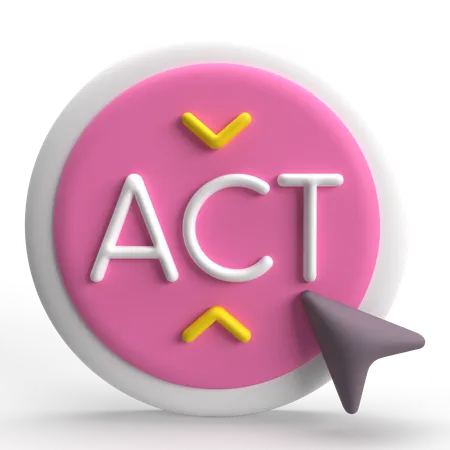 Action  3D Icon