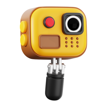 Caméra d'action  3D Icon