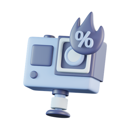 Action Cam Hot Ssale  3D Icon