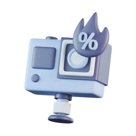 Action Cam Hot Ssale  3D Icon