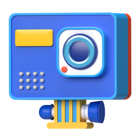 액션 카메라  3D Icon