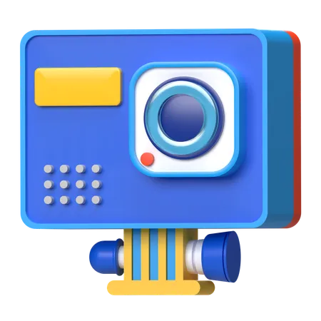 액션 카메라  3D Icon