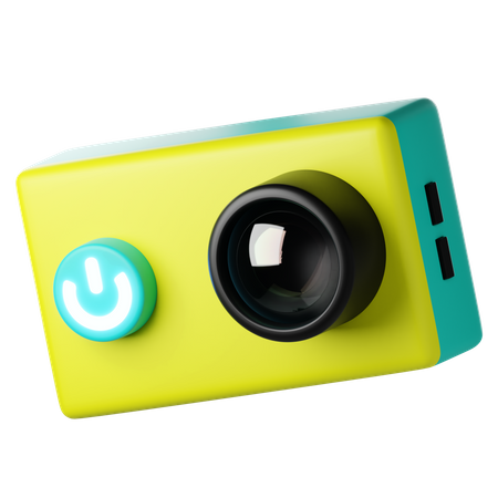 Action Camera  3D Icon