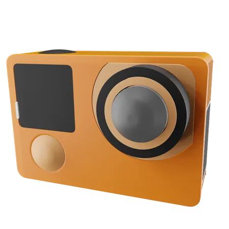 Action Camera  3D Icon