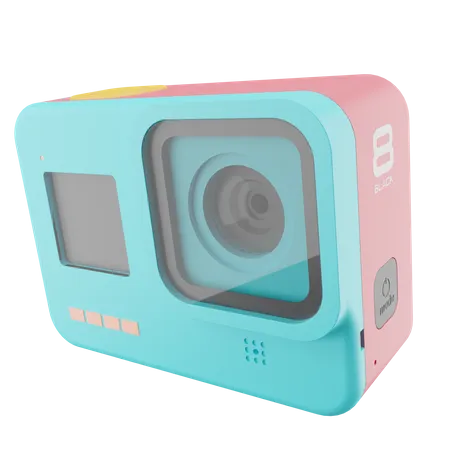 Action Camera  3D Icon