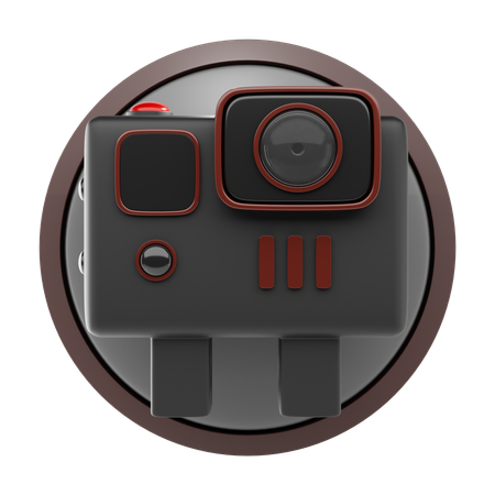 Action Camera  3D Icon