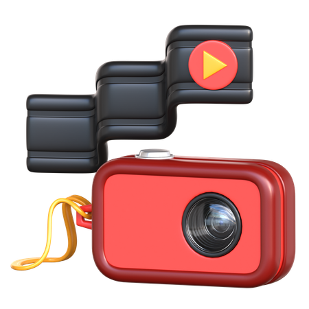 Action Camera  3D Icon