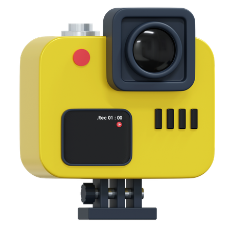 Action Camera  3D Icon