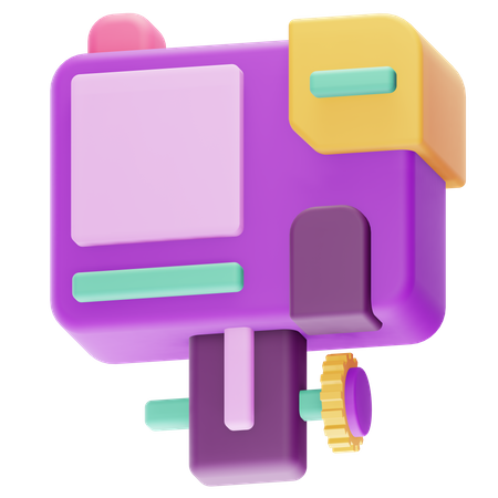 Action Camera 3D Icon