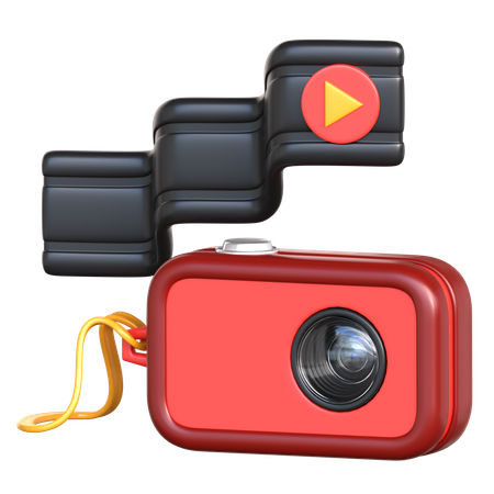 Action Camera  3D Icon
