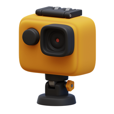 Action Camera  3D Illustration