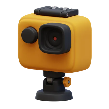 Action Camera  3D Illustration