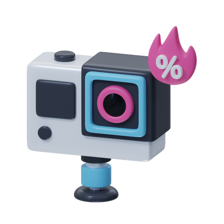 Action Camera Hot Discount  3D Icon