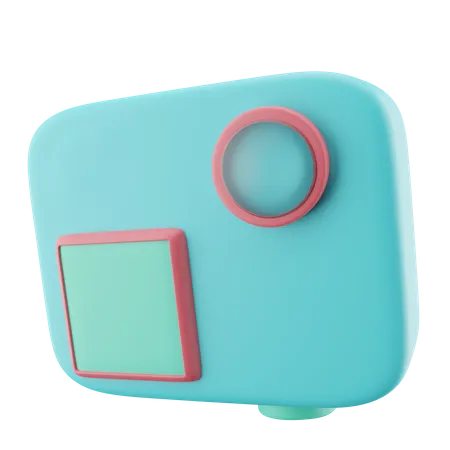 Action-Kamera  3D Icon