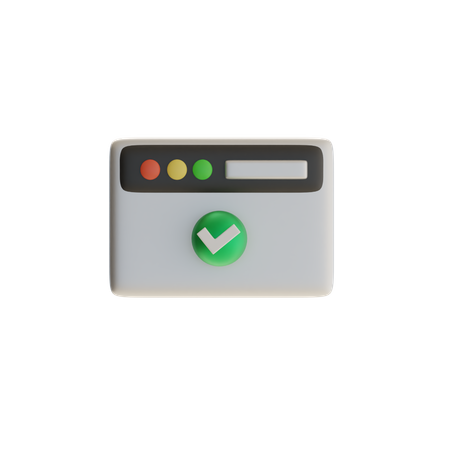 Active Tab Selection  3D Icon