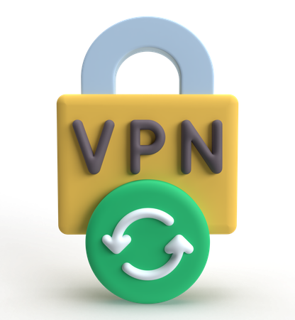 Actualiser le VPN  3D Icon