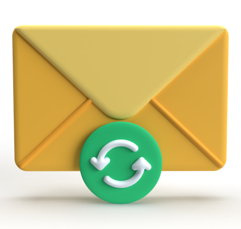 Actualizar correo  3D Icon