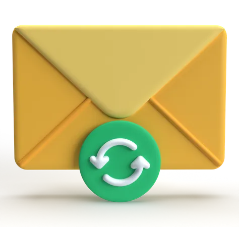 Actualizar correo  3D Icon